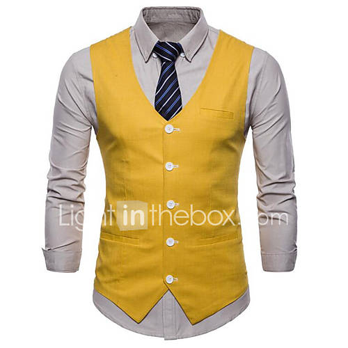 Katoen Linnen Alledaagse Kleding Werk Informeel Effen Kleur Klassiek Vintage huismerk kopen in de aanbieding