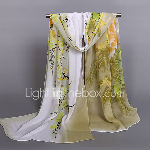 Dames Standaard Kant Chiffon Bloemen Rechthoekig Stof huismerk kopen in de aanbieding Dames Standaard Kant Chiffon Bloemen Rechthoekig Stof huismerk kopen in de aanbieding