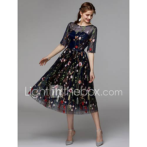 A Lijn Illusie Hals Over De Knie Organza Satijn Chiffon Zwart Jurkje Cocktailparty Jurk Met Borduurwerk Door Ts Couture huismerk kopen in de aanbieding A Lijn Illusie Hals Over De Knie Organza Satijn Chiffon Zwart Jurkje Cocktailparty Jurk Met Borduurwerk Door Ts Couture huismerk kopen in de aanbieding