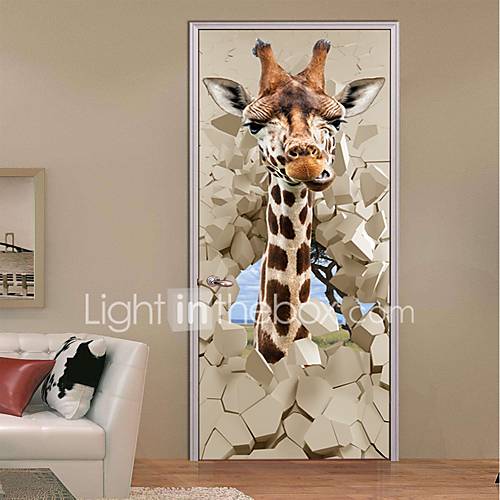 Decoratieve Muurstickers 3D Landschap Dieren Studeerkamer Kantoor Kinder Kamer huismerk kopen in de aanbieding Decoratieve Muurstickers 3D Landschap Dieren Studeerkamer Kantoor Kinder Kamer huismerk kopen in de aanbieding
