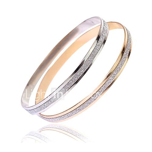 2Pcs Dames Bangles Armband Set Roestvrij Staal Vriendschap Sterrenstof Heel Simpel Modieus Italiaans Armbanden Sieraden Zilver Goud Rose Voor Dagelijks Verjaardag huismerk kopen in de aanbieding 2Pcs Dames Bangles Armband Set Roestvrij Staal Vriendschap Sterrenstof Heel Simpel Modieus Italiaans Armbanden Sieraden Zilver Goud Rose Voor Dagelijks Verjaardag huismerk kopen in de aanbieding