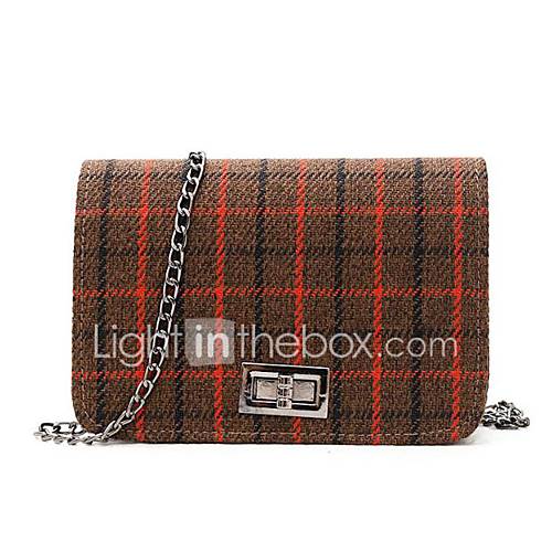 Dames Tassen Stro Schoudertas Knopen Grijs Bruin Khaki huismerk kopen in de aanbieding