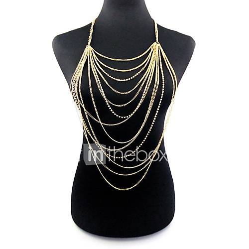 Body Chain Belly Dromenvanger Dames Oversized Goud Lichaamssieraden Voor Bikini huismerk kopen in de aanbieding