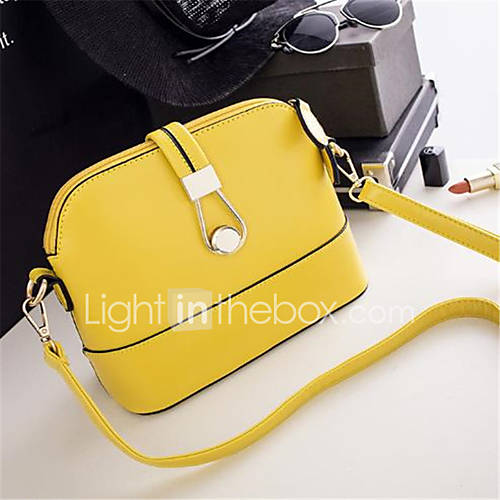 Dames Tassen Pu Schoudertas Rits Zwart Beige Geel huismerk kopen in de aanbieding