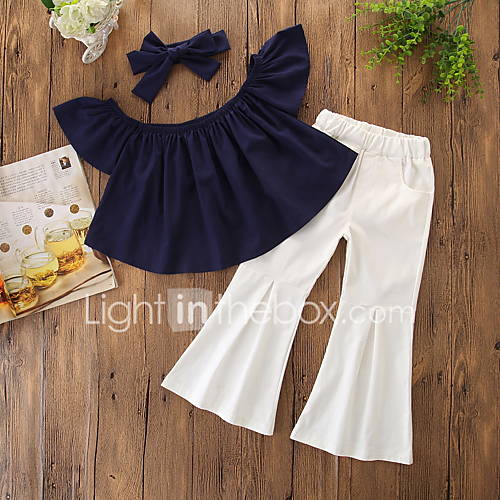Baby Meisjes Informeel Verfijnd Dagelijks Feestdagen Effen Ruche Korte Mouw Normaal Spandex Kledingset Zwart Peuter huismerk kopen in de aanbieding Baby Meisjes Informeel Verfijnd Dagelijks Feestdagen Effen Ruche Korte Mouw Normaal Spandex Kledingset Zwart Peuter huismerk kopen in de aanbieding