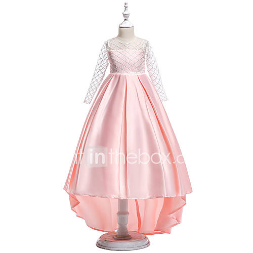 Kinderen Meisjes Vintage Standaard Feest Verjaardag Effen Lange Mouw Asymmetrisch Katoen Polyester Jurk Blozend Roze huismerk kopen in de aanbieding Kinderen Meisjes Vintage Standaard Feest Verjaardag Effen Lange Mouw Asymmetrisch Katoen Polyester Jurk Blozend Roze huismerk kopen in de aanbieding
