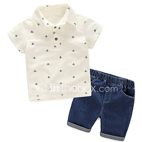 Kinderen Jongens Actief Standaard School Uitgaan Effen Print Korte Mouw Normaal Katoen Rayon Polyester Kledingset Wit huismerk kopen in de aanbieding Kinderen Jongens Actief Standaard School Uitgaan Effen Print Korte Mouw Normaal Katoen Rayon Polyester Kledingset Wit huismerk kopen in de aanbieding