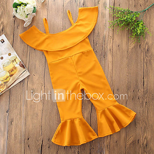 Baby Meisjes Vintage Verfijnd Dagelijks Uitgaan Effen Purekleur Mouwloos Spandex Overall Jumpsuit Geel Peuter huismerk kopen in de aanbieding Baby Meisjes Vintage Verfijnd Dagelijks Uitgaan Effen Purekleur Mouwloos Spandex Overall Jumpsuit Geel Peuter huismerk kopen in de aanbieding