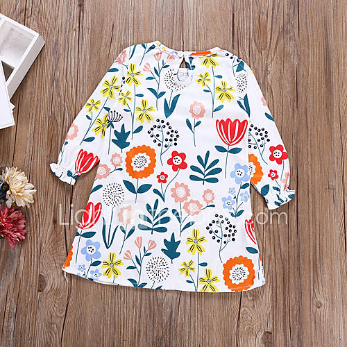 Kinderen Meisjes Standaard Zoet Dagelijks Feestdagen Tropisch Blad Bloemen Lange Mouw Tot De Knie Katoen Jurk Wit huismerk kopen in de aanbieding Kinderen Meisjes Standaard Zoet Dagelijks Feestdagen Tropisch Blad Bloemen Lange Mouw Tot De Knie Katoen Jurk Wit huismerk kopen in de aanbieding