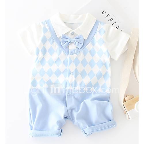 Baby Jongens Standaard Dagelijks Patchwork Korte Mouw Katoen Polyester Eendelig Lichtgroen huismerk kopen in de aanbieding Baby Jongens Standaard Dagelijks Patchwork Korte Mouw Katoen Polyester Eendelig Lichtgroen huismerk kopen in de aanbieding