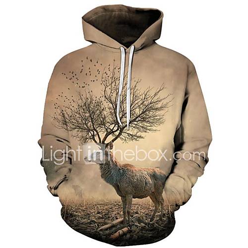 Heren Actief Overdreven Grote Maten Ruimvallend Broek 3D Cartoon Print Geel Capuchon Lange Mouw Herfst Winter huismerk kopen in de aanbieding Heren Actief Overdreven Grote Maten Ruimvallend Broek 3D Cartoon Print Geel Capuchon Lange Mouw Herfst Winter huismerk kopen in de aanbieding