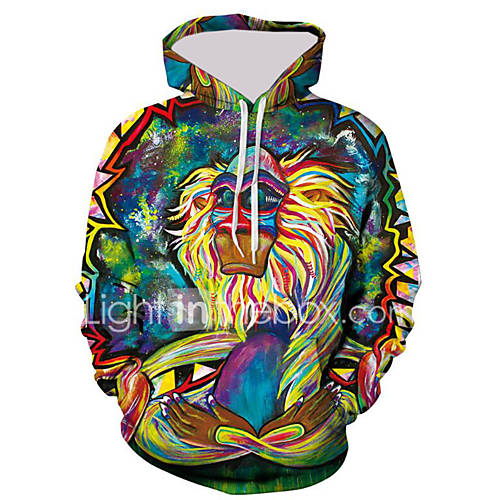 Heren Standaard Overdreven Grote Maten Ruimvallend Broek 3D Doodskoppen Print Regenboog Capuchon Lange Mouw Herfst Winter huismerk kopen in de aanbieding Heren Standaard Overdreven Grote Maten Ruimvallend Broek 3D Doodskoppen Print Regenboog Capuchon Lange Mouw Herfst Winter huismerk kopen in de aanbieding