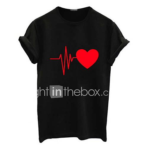 Dames T Shirt Katoen Geometrisch Wit huismerk kopen in de aanbieding Dames T Shirt Katoen Geometrisch Wit huismerk kopen in de aanbieding