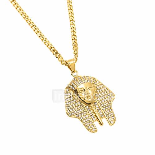 Heren Zirkonia Vintagestijl Sculptuur Verklaring Kettingen Lange Ketting Roestvrij Staal Hoofd Stel Je Voor Artistiek Europees Het Oude Egypte Cool Goud 70 Cm Sieraden 1Pc Halloween huismerk kopen in de aanbieding Heren Zirkonia Vintagestijl Sculptuur Verklaring Kettingen Lange Ketting Roestvrij Staal Hoofd Stel Je Voor Artistiek Europees Het Oude Egypte Cool Goud 70 Cm Sieraden 1Pc Halloween huismerk kopen in de aanbieding
