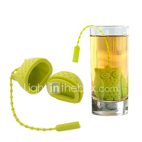 Uil Vogel Thee Ei Siliconen Losse Blad Theezeefje Kruiden Specerij Filter huismerk kopen in de aanbieding