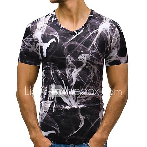 Heren Actief Standaard T Shirt Effen Geometrisch V Hals Zwart L Korte Mouw Zomer Herfst huismerk kopen in de aanbieding Heren Actief Standaard T Shirt Effen Geometrisch V Hals Zwart L Korte Mouw Zomer Herfst huismerk kopen in de aanbieding