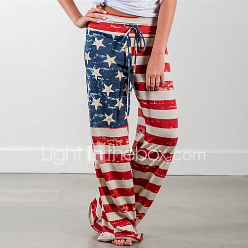 Dames Street Chic Katoen Ruimvallend Bootcut Chinos Zwaar Broek Gestreept Print Rood Sexy huismerk kopen in de aanbieding Dames Street Chic Katoen Ruimvallend Bootcut Chinos Zwaar Broek Gestreept Print Rood Sexy huismerk kopen in de aanbieding