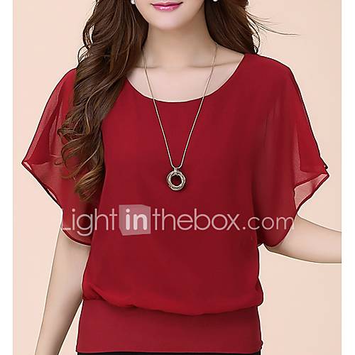 Dames Blouse Katoen Effen Wit Xl huismerk kopen in de aanbieding