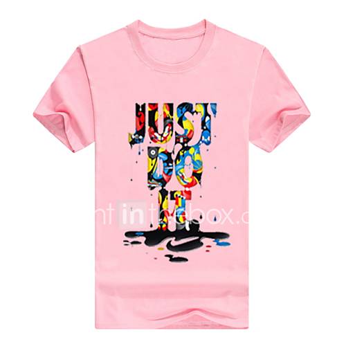 Heren T Shirt Katoen Geometrisch Ronde Hals Wit Xl Korte Mouw huismerk kopen in de aanbieding