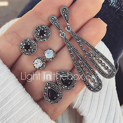 Dames Kubieke Zirkonia Hol Lang Oorknopjes Druppel Oorbellen Hars Drop Vintage Bohemien Modieus Sieraden Zilver Voor Feest Uitgaan Lahja Dagelijks 4 Pairs huismerk kopen in de aanbieding Dames Kubieke Zirkonia Hol Lang Oorknopjes Druppel Oorbellen Hars Drop Vintage Bohemien Modieus Sieraden Zilver Voor Feest Uitgaan Lahja Dagelijks 4 Pairs huismerk kopen in de aanbieding