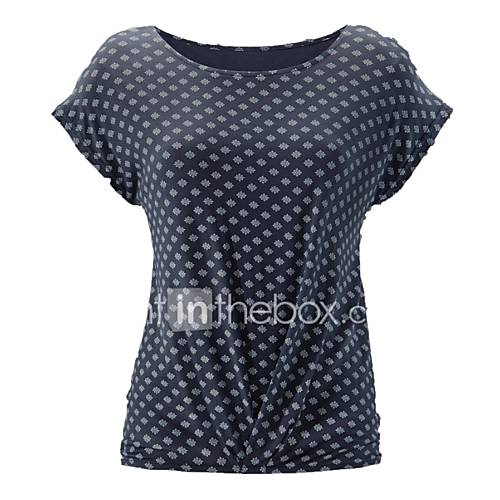Dames T Shirt Katoen Geometrisch Blauw huismerk kopen in de aanbieding Dames T Shirt Katoen Geometrisch Blauw huismerk kopen in de aanbieding