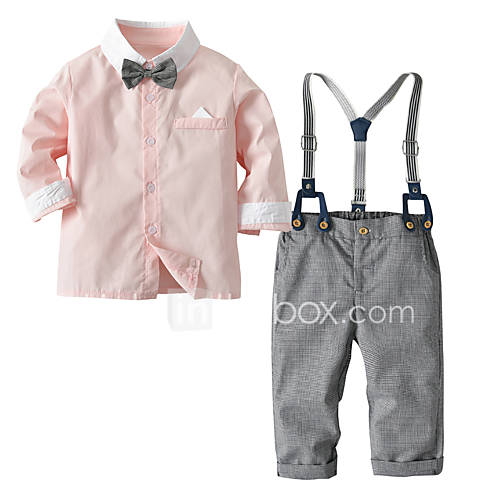 Baby Jongens Informeel Actief Dagelijks Feestdagen Effen Kleurenblok Print Lange Mouw Normaal Katoen Polyester Kledingset Blozend Roze Peuter huismerk kopen in de aanbieding Baby Jongens Informeel Actief Dagelijks Feestdagen Effen Kleurenblok Print Lange Mouw Normaal Katoen Polyester Kledingset Blozend Roze Peuter huismerk kopen in de aanbieding