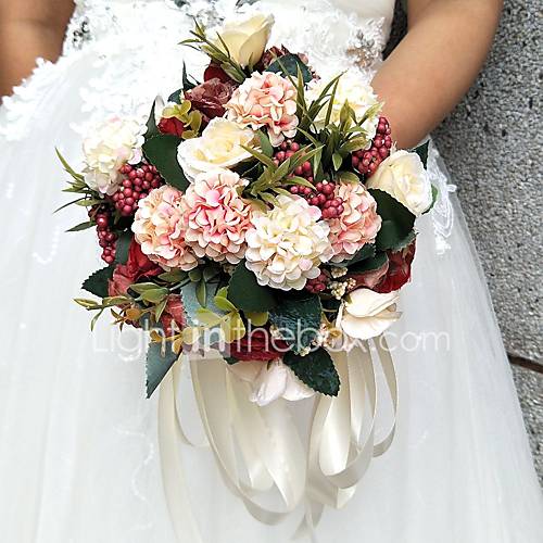 Bruidsboeketten Boeketten Bruiloft Speciale Gelegenheden Polyesteri 787 Circa 20Cm huismerk kopen in de aanbieding