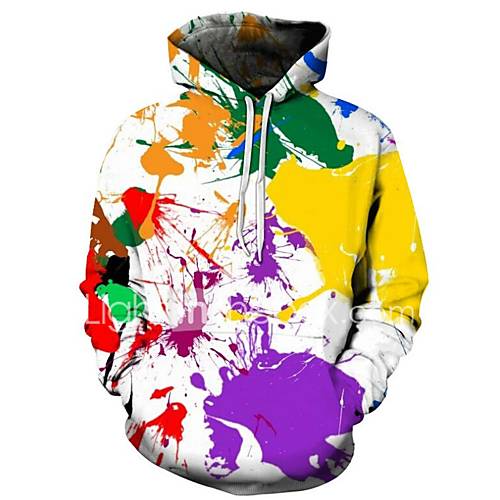 Heren Actief Overdreven Grote Maten Ruimvallend Broek 3D Cartoon Print Regenboog Capuchon Lange Mouw Herfst Winter huismerk kopen in de aanbieding Heren Actief Overdreven Grote Maten Ruimvallend Broek 3D Cartoon Print Regenboog Capuchon Lange Mouw Herfst Winter huismerk kopen in de aanbieding
