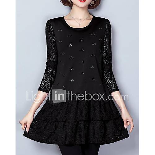 Dames Uitgaan A Lijn Jurk Boven De Knie huismerk kopen in de aanbieding