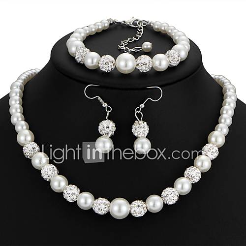 Dames Klassiek Retro Sieraden Set Imitatieparel Strass Artistiek Romantisch Omvatten Druppel Oorbellen Kralenarmband Ketting Wit Voor Bruiloft Maskerade Verlovingsfeest Schoolfeest Uitgaan huismerk kopen in de aanbieding Dames Klassiek Retro Sieraden Set Imitatieparel Strass Artistiek Romantisch Omvatten Druppel Oorbellen Kralenarmband Ketting Wit Voor Bruiloft Maskerade Verlovingsfeest Schoolfeest Uitgaan huismerk kopen in de aanbieding