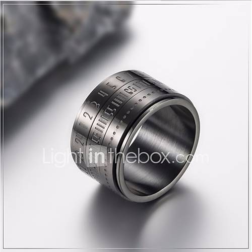 Heren Stijlvol Statement Ring Titanium Staal Letter Heel Simpel Modieus Hip Hop Modieuze Ringen Sieraden Zwart Zilver Voor Straat Club 7 8 9 10 11 huismerk kopen in de aanbieding Heren Stijlvol Statement Ring Titanium Staal Letter Heel Simpel Modieus Hip Hop Modieuze Ringen Sieraden Zwart Zilver Voor Straat Club 7 8 9 10 11 huismerk kopen in de aanbieding