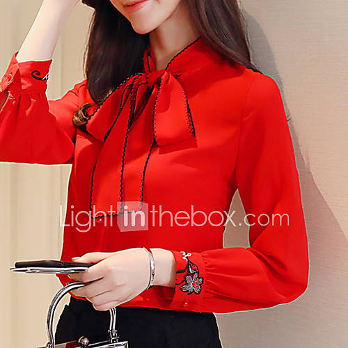Dames Blouse Katoen Uitgaan Effen Opstaand Wit huismerk kopen in de aanbieding Dames Blouse Katoen Uitgaan Effen Opstaand Wit huismerk kopen in de aanbieding