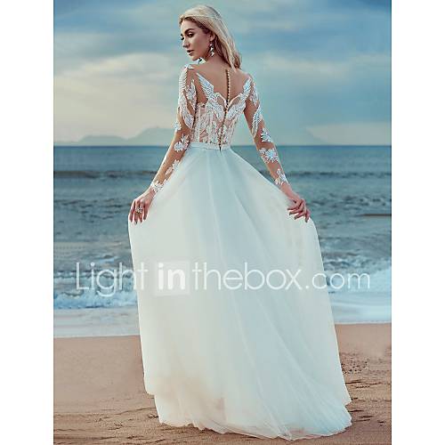 A Lijn Scoop Neck Tot De Enkel Kant Tule Op Maat Gemaakte Trouwjurken Met Appliques Door Lan Ting Bride huismerk kopen in de aanbieding A Lijn Scoop Neck Tot De Enkel Kant Tule Op Maat Gemaakte Trouwjurken Met Appliques Door Lan Ting Bride huismerk kopen in de aanbieding
