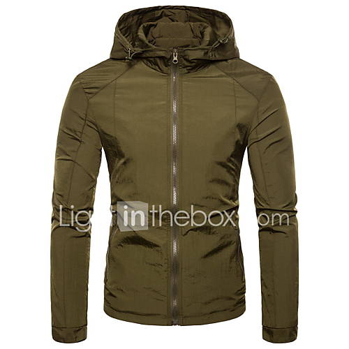 Heren Dagelijks Standaard Lente Herfst Normaal Trenchcoat Effen Capuchon Lange Mouw Nylon Spandex Marineblauw Wijn Leger Groen L Xl Xxl huismerk kopen in de aanbieding Heren Dagelijks Standaard Lente Herfst Normaal Trenchcoat Effen Capuchon Lange Mouw Nylon Spandex Marineblauw Wijn Leger Groen L Xl Xxl huismerk kopen in de aanbieding