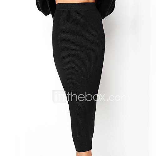 Dames Standaard Street Chic Uitgaan Bodycon Rokken Effen Hoge Taille Slank huismerk kopen in de aanbieding
