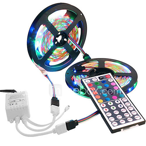 Zdm 2X5M 300 X 2835 Smd Leds Rgb Strips Met Ir 44 Sleutel Dubbele Outlet Controller Dc12V huismerk kopen in de aanbieding Zdm 2X5M 300 X 2835 Smd Leds Rgb Strips Met Ir 44 Sleutel Dubbele Outlet Controller Dc12V huismerk kopen in de aanbieding