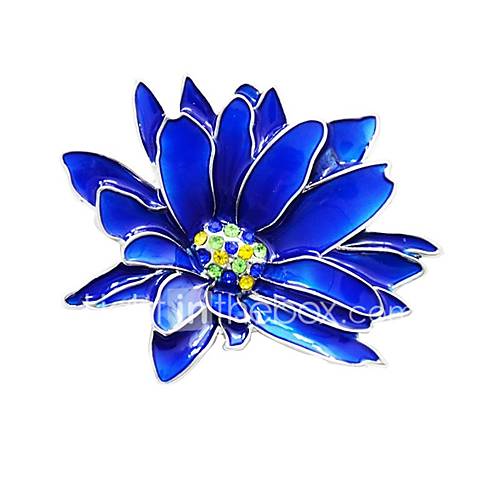 Dames Stijlvol Broches Bloem Klassiek Broche Sieraden Blauw Voor Dagelijks huismerk kopen in de aanbieding