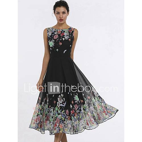 Dames Strand Elegant Slank Wijd Uitlopend Jurk Print Midi Vlinder huismerk kopen in de aanbieding Dames Strand Elegant Slank Wijd Uitlopend Jurk Print Midi Vlinder huismerk kopen in de aanbieding