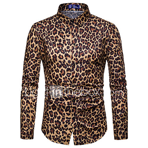 Heren Overhemd Club Luipaard Dier Spread Boord Wit Xl Lange Mouw Lente Herfst huismerk kopen in de aanbieding Heren Overhemd Club Luipaard Dier Spread Boord Wit Xl Lange Mouw Lente Herfst huismerk kopen in de aanbieding