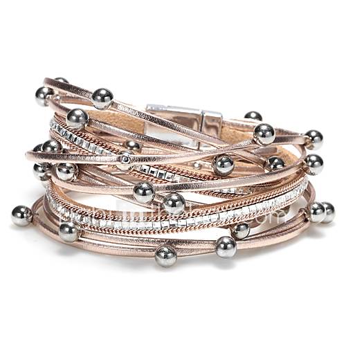 Dames Stijlvol Gevlochten Wikkelarmbanden Lederen Armbanden Leder Creatief Modieus Elegant Sieraden Goud Zwart Zilver Voor Ceremonie Festival huismerk kopen in de aanbieding Dames Stijlvol Gevlochten Wikkelarmbanden Lederen Armbanden Leder Creatief Modieus Elegant Sieraden Goud Zwart Zilver Voor Ceremonie Festival huismerk kopen in de aanbieding