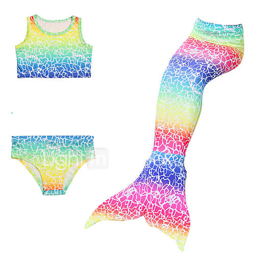 Kinderen Meisjes Actief Sport Zeemeerminstaart Kleine Zeemeermin Kleurenblok Mouwloos Katoen Polyester Badmode Regenboog huismerk kopen in de aanbieding Kinderen Meisjes Actief Sport Zeemeerminstaart Kleine Zeemeermin Kleurenblok Mouwloos Katoen Polyester Badmode Regenboog huismerk kopen in de aanbieding