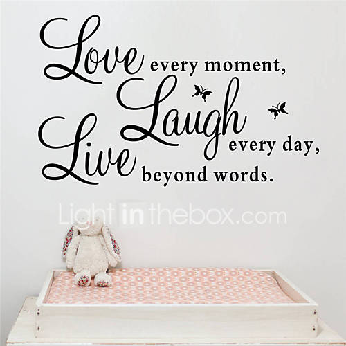Decoratieve Muurstickers Words Quotes Wall Stickers Karakters Slaapkamer Voor Binnen Wasbaar Verwijderbaar huismerk kopen in de aanbieding