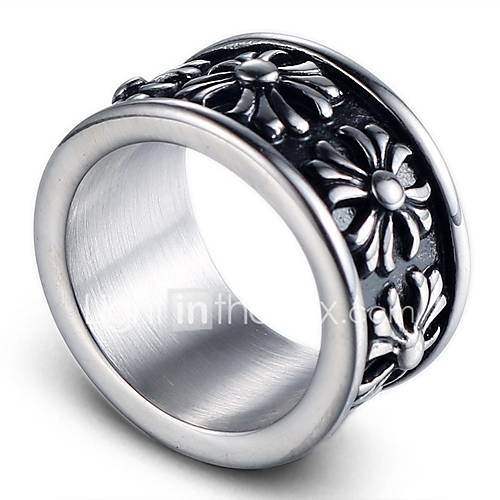 Heren Vintagestijl Stijlvol Gegraveerd Bandring Titanium Staal Roestvrij Kruis Bloem Uniek Ontwerp Vintage Initial Militair Modieuze Ringen Sieraden Zwart Voor Straat Uitgaan 6 7 8 huismerk kopen in de aanbieding Heren Vintagestijl Stijlvol Gegraveerd Bandring Titanium Staal Roestvrij Kruis Bloem Uniek Ontwerp Vintage Initial Militair Modieuze Ringen Sieraden Zwart Voor Straat Uitgaan 6 7 8 huismerk kopen in de aanbieding