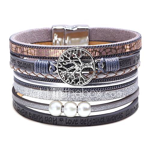Dames Klassiek Stijlvol Lederen Armbanden Wide Bangle Leder Creatief Boom Van Leven Heel Simpel Modieus Sieraden Grijs Bruin Blauw Voor Carnaval Verjaardag huismerk kopen in de aanbieding Dames Klassiek Stijlvol Lederen Armbanden Wide Bangle Leder Creatief Boom Van Leven Heel Simpel Modieus Sieraden Grijs Bruin Blauw Voor Carnaval Verjaardag huismerk kopen in de aanbieding