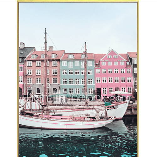 Ingelijst Olieverfschilderij Dieren Hout Foto huismerk kopen in de aanbieding