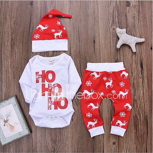 Baby Meisjes Standaard Kerstmis Dagelijks Effen Kleurenblok Print Lange Mouw Normaal Katoen Kledingset Rood Peuter huismerk kopen in de aanbieding Baby Meisjes Standaard Kerstmis Dagelijks Effen Kleurenblok Print Lange Mouw Normaal Katoen Kledingset Rood Peuter huismerk kopen in de aanbieding
