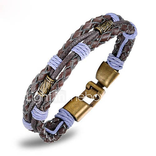 Heren Gevlochten Lederen Armbanden Loom Bracelet Uniek Ontwerp Modieus Sieraden Licht Paars Voor Dagelijks Straat huismerk kopen in de aanbieding Heren Gevlochten Lederen Armbanden Loom Bracelet Uniek Ontwerp Modieus Sieraden Licht Paars Voor Dagelijks Straat huismerk kopen in de aanbieding