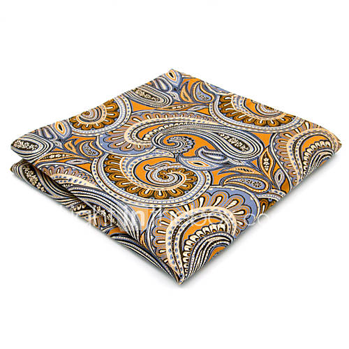 Heren Werk Standaard Paisley Jacquard Pochetten huismerk kopen in de aanbieding