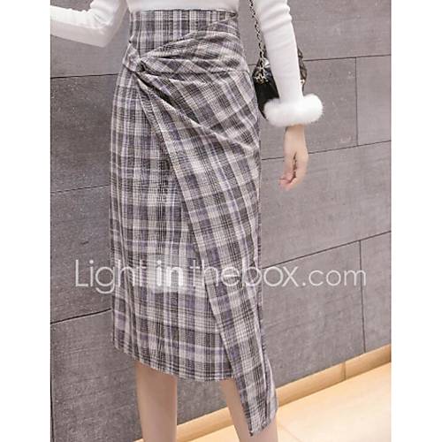 Dames Uitgaan Haak Rokken Kleurenblok huismerk kopen in de aanbieding