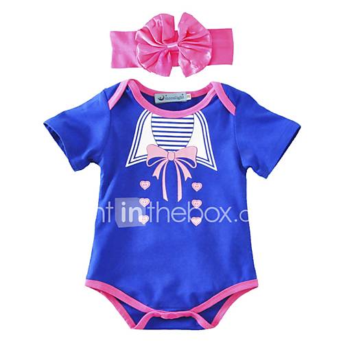 Baby Meisjes Actief Standaard Dagelijks Sport Print Opdrukken Korte Mouw Katoen Polyester Eendelig Marine Blauw huismerk kopen in de aanbieding Baby Meisjes Actief Standaard Dagelijks Sport Print Opdrukken Korte Mouw Katoen Polyester Eendelig Marine Blauw huismerk kopen in de aanbieding